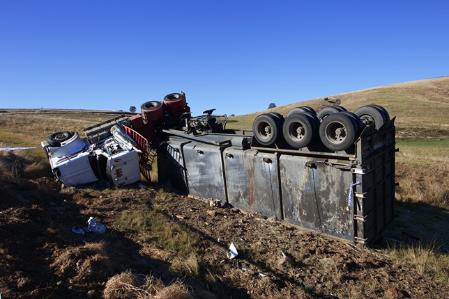 ¿Qué ocurre cuando un camionero sufre un accidente?