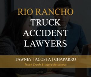 rio rancho error del conductor del camión abogados